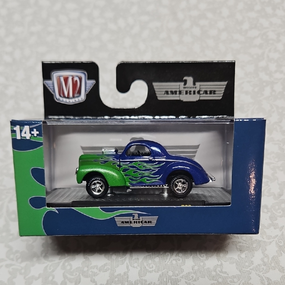 M2 Machines 1941 Willys Coupe Gasser Premium Die-cast Car R96 24-120